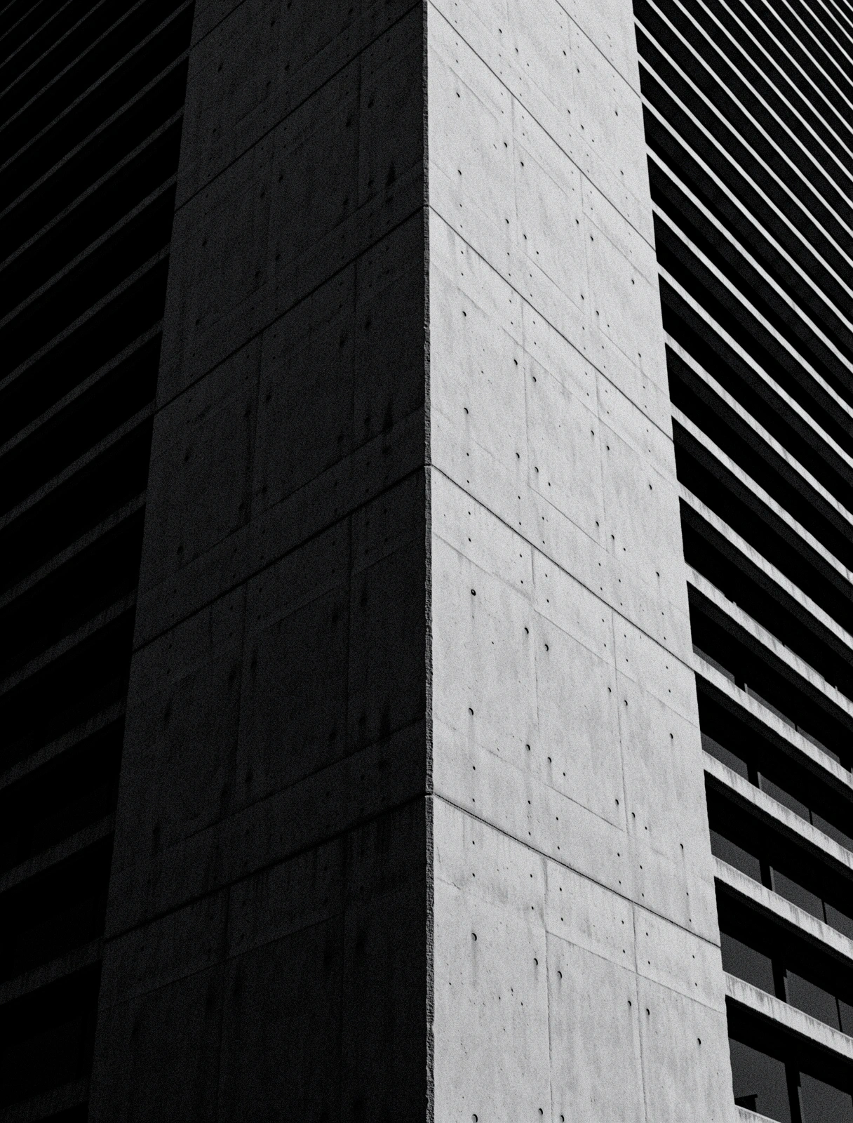 Architectural silhouette of a Jakarta skyscraper