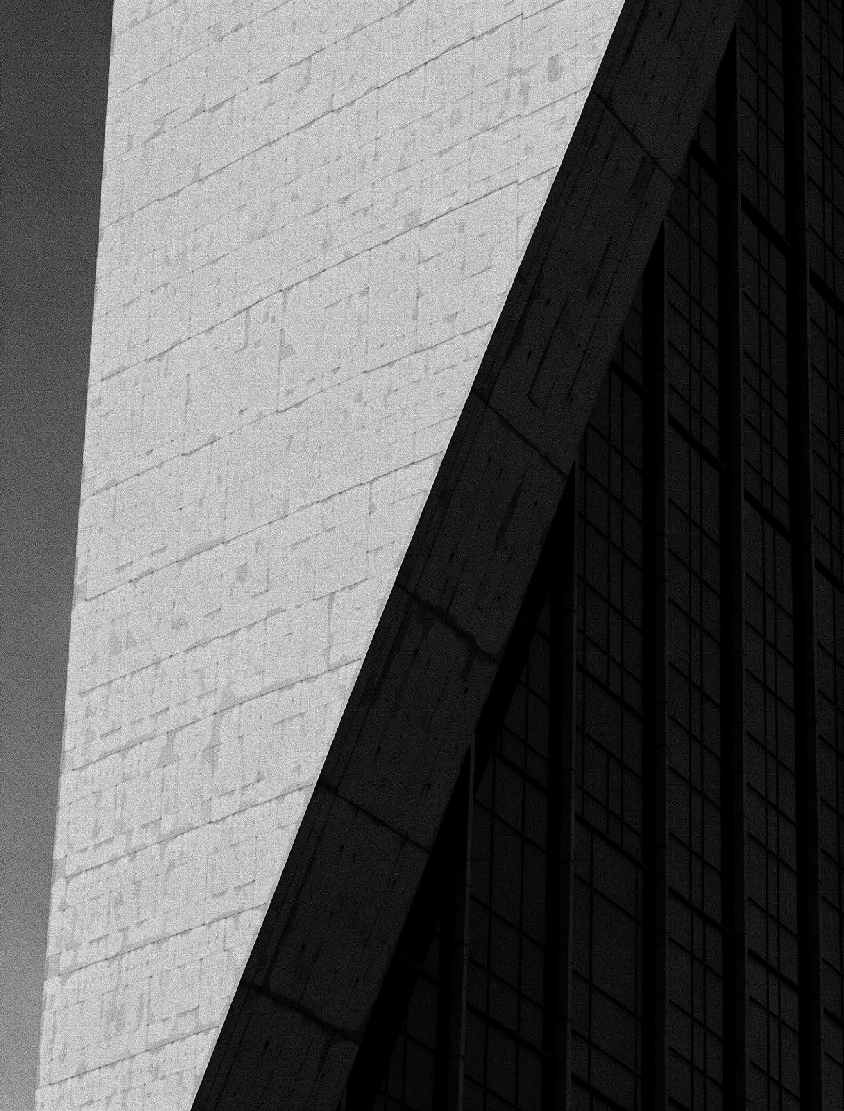 Architectural detail of a Jakarta modernist building