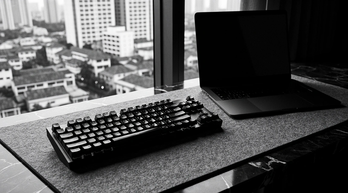 Minimalist workspace